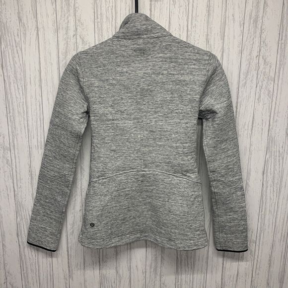 Womens Size 2 Lululemon Going Places Jacket Gray EUC - Picture 4 of 5
